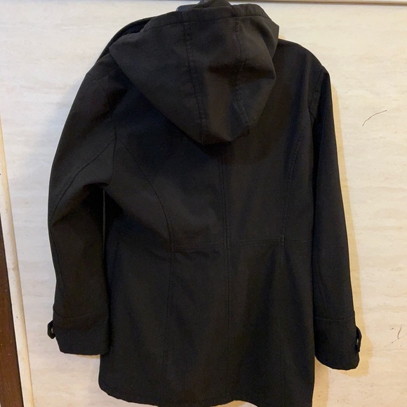 Michael Kors Black Utility Jacket with Detachable Hood - Picture 5 of 8